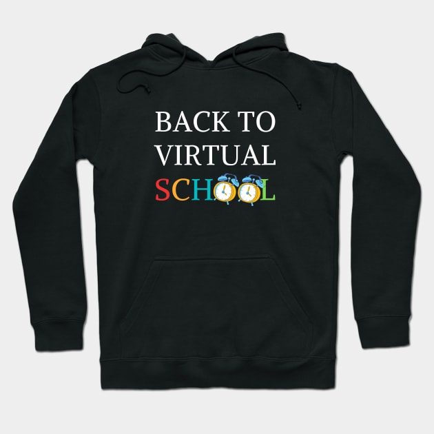 back to virtual school Hoodie by Mary shaw